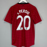 Shop 2012/13 MANCHESTER UNITED V.PERSIE #20 HOME SHIRT (M) NIKE, classic football shirts, vintage football shirts & retro soccer jerseys at Cult Kits