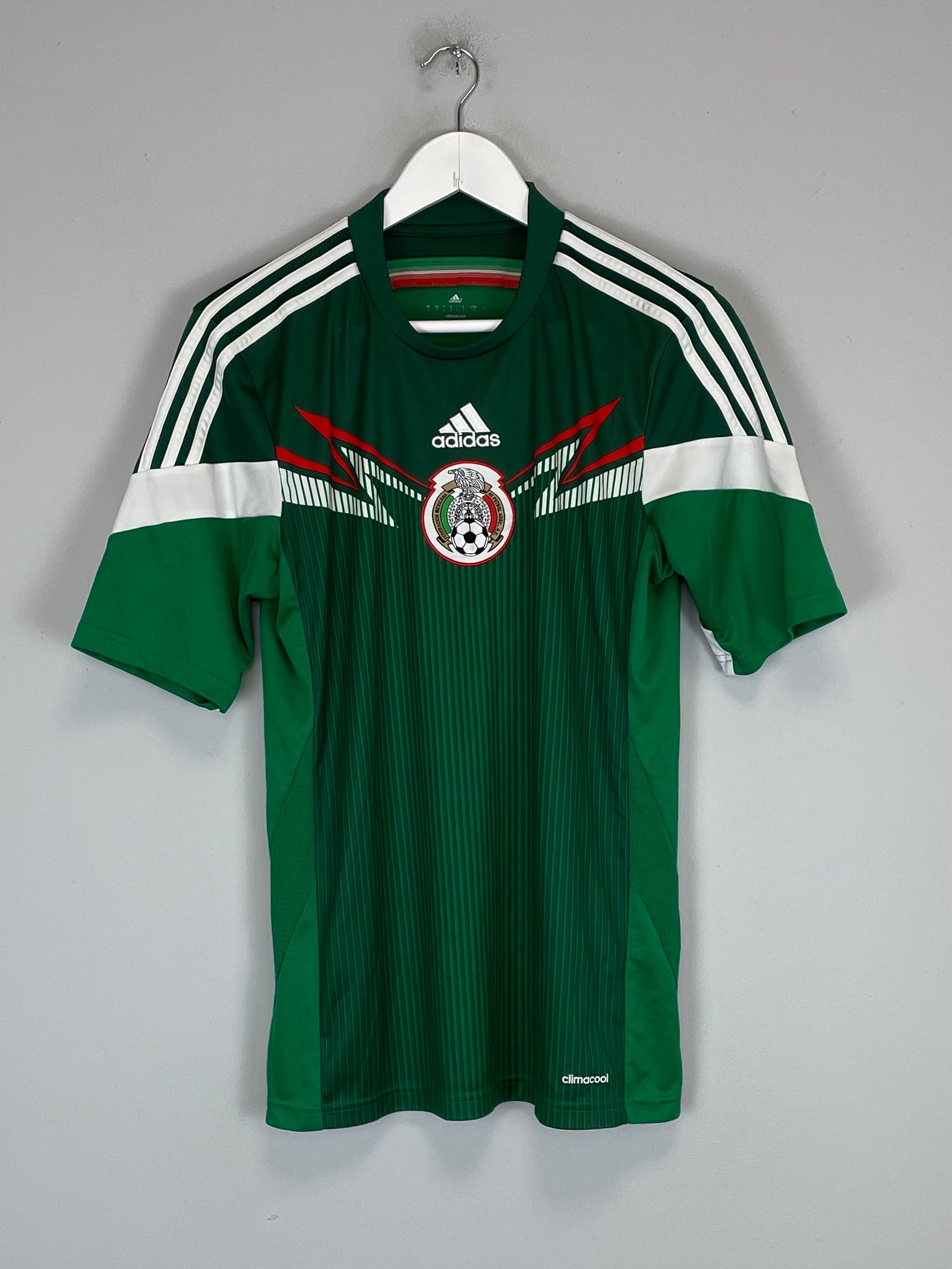 Shop 2014/15 MEXICO HOME SHIRT (S) ADIDAS, classic football shirts, vintage football shirts & retro soccer jerseys at Cult Kits