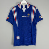 1996/98 FRANCE HOME SHIRT (M) ADIDAS