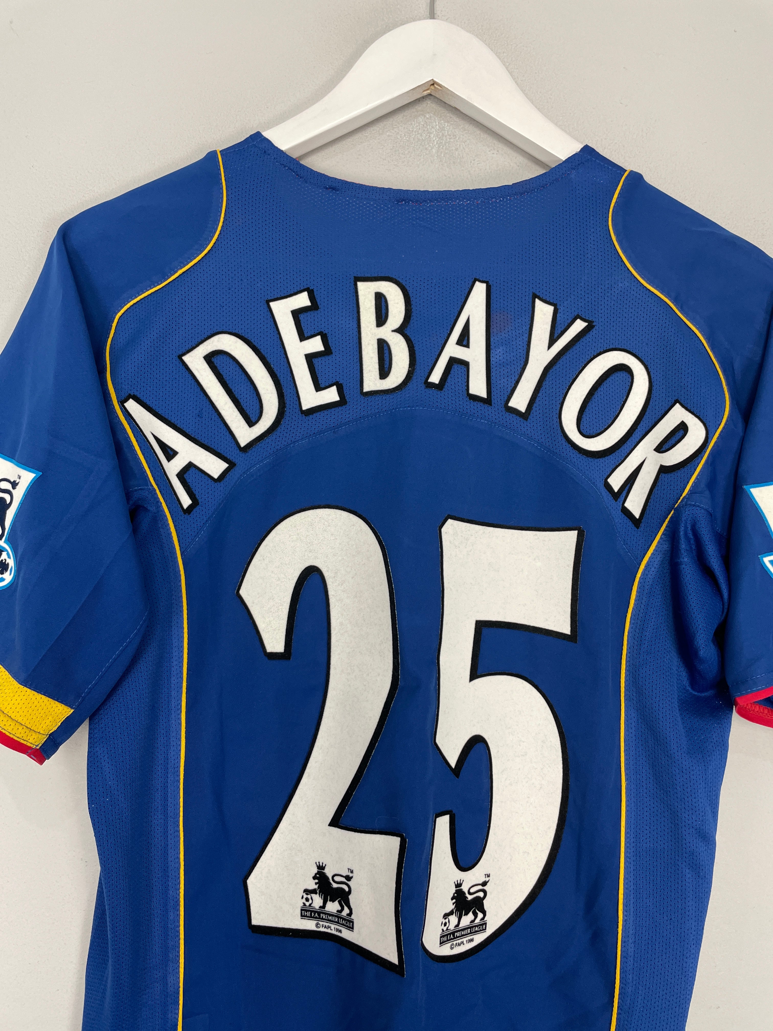 Shop 2006/07 ARSENAL ADEBAYOR #25 AWAY SHIRT (S) NIKE, classic football shirts, vintage football shirts & retro soccer jerseys at Cult Kits