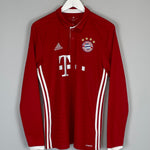 Shop 2016/17 BAYERN MUNICH ROBBEN #10 L/S HOME SHIRT (M) ADIDAS, classic football shirts, vintage football shirts & retro soccer jerseys at Cult Kits