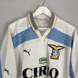 Shop 1999/00 LAZIO CENTENARY AWAY SHIRT (XL) PUMA, classic football shirts, vintage football shirts & retro soccer jerseys at Cult Kits