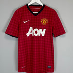 Shop 2012/13 MANCHESTER UNITED V.PERSIE #20 HOME SHIRT (M) NIKE, classic football shirts, vintage football shirts & retro soccer jerseys at Cult Kits