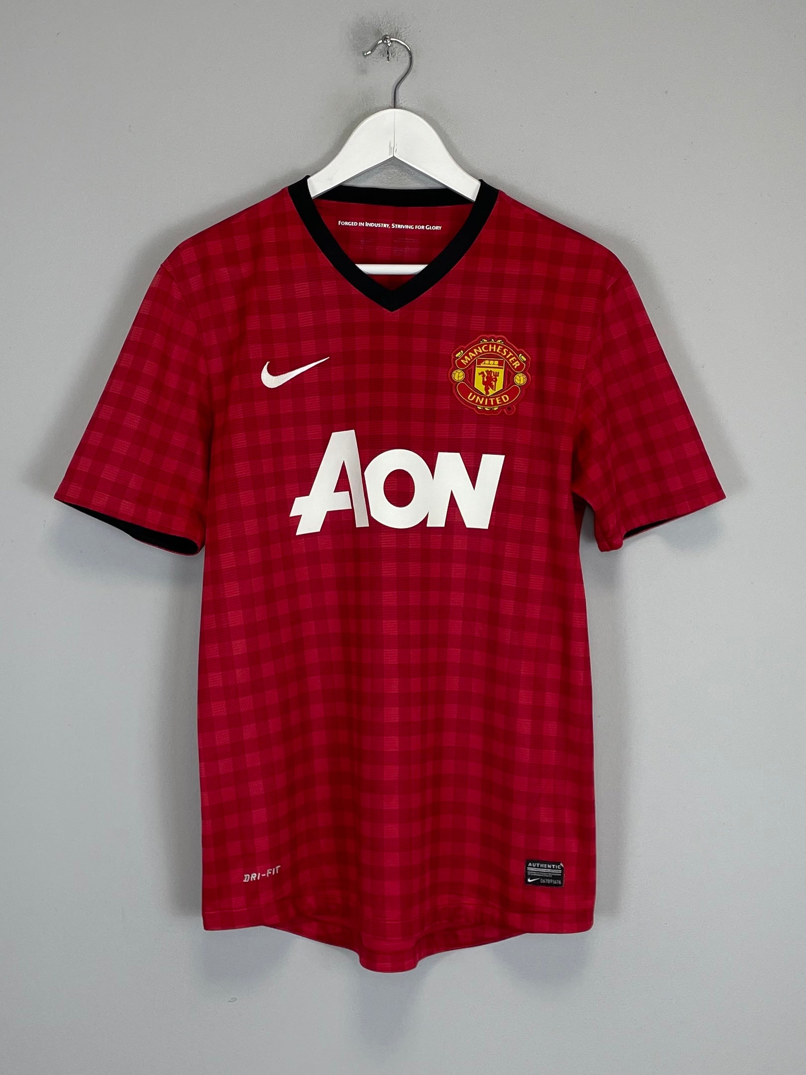 Shop 2012/13 MANCHESTER UNITED V.PERSIE #20 HOME SHIRT (M) NIKE, classic football shirts, vintage football shirts & retro soccer jerseys at Cult Kits