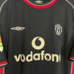 Shop 2000/01 MANCHESTER UNITED BECKHAM #7 THIRD SHIRT (L) UMBRO, classic football shirts, vintage football shirts & retro soccer jerseys at Cult Kits