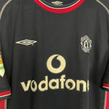 Shop 2000/01 MANCHESTER UNITED BECKHAM #7 THIRD SHIRT (L) UMBRO, classic football shirts, vintage football shirts & retro soccer jerseys at Cult Kits