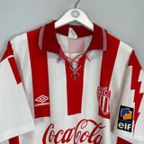 Shop 1995/96 NECAXA HOME SHIRT (XL) UMBRO, classic football shirts, vintage football shirts & retro soccer jerseys at Cult Kits