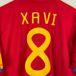 Shop 2009/10 SPAIN XAVI #8 HOME SHIRT (XL) ADIDAS, classic football shirts, vintage football shirts & retro soccer jerseys at Cult Kits