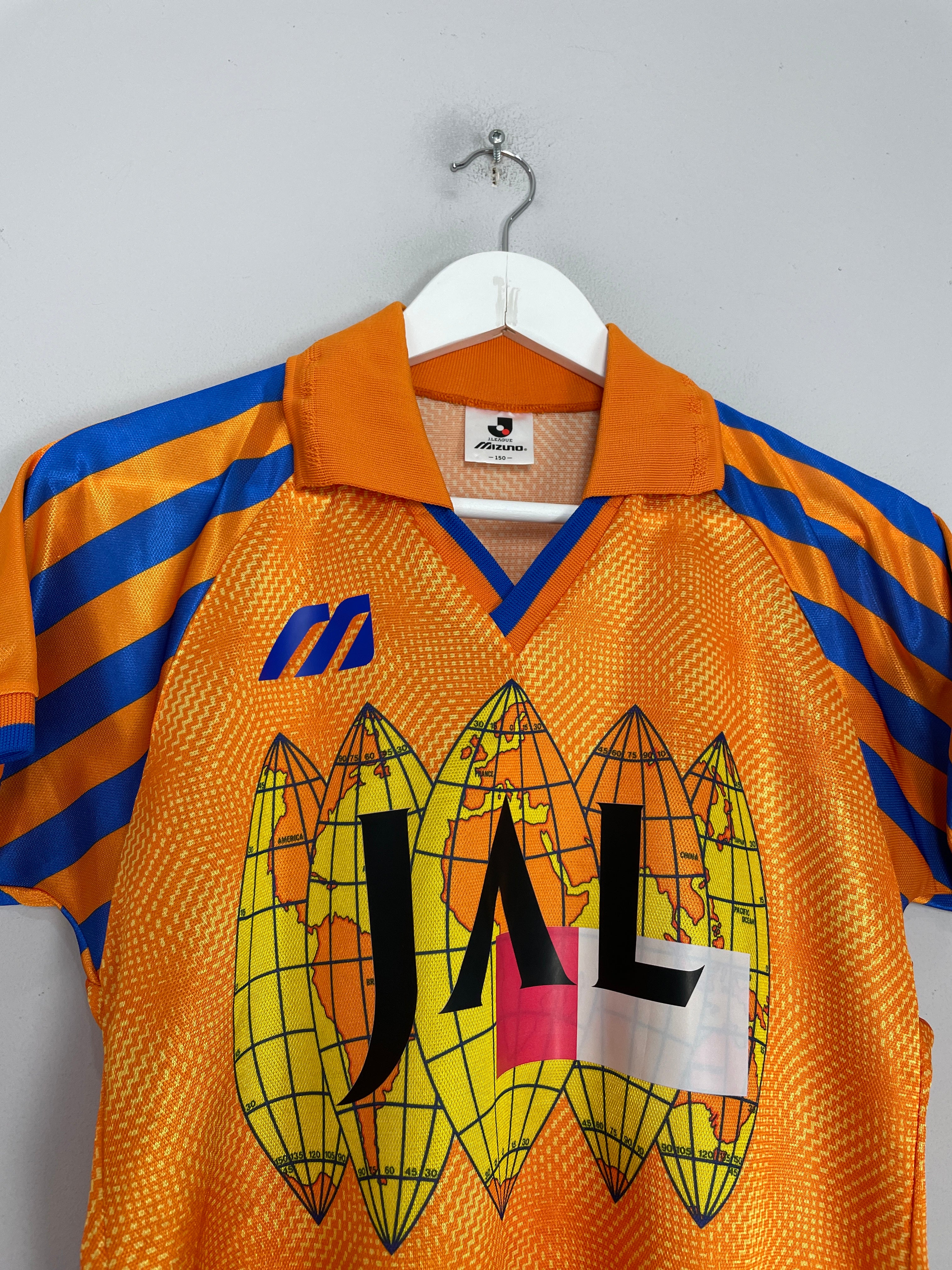 Shop 1993/94 SHIMIZU S-PULSE HOME SHIRT (L.KIDS) MIZUNO, classic football shirts, vintage football shirts & retro soccer jerseys at Cult Kits
