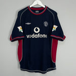 Shop 2000/01 MANCHESTER UNITED BECKHAM #7 THIRD SHIRT (L) UMBRO, classic football shirts, vintage football shirts & retro soccer jerseys at Cult Kits