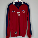 2004/05 CHILE #16 L/S HOME SHIRT (L) BROOKS
