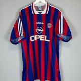 Shop 1995/97 BAYERN MUNICH HOME SHIRT (XXL) ADIDAS, classic football shirts, vintage football shirts & retro soccer jerseys at Cult Kits