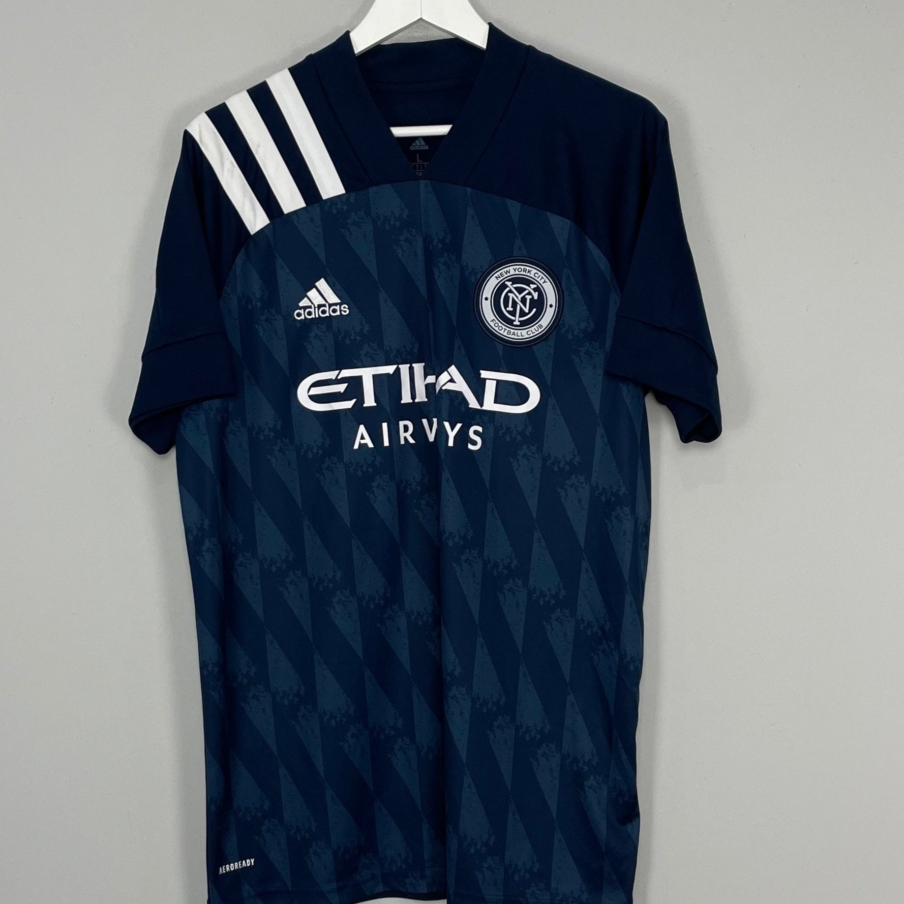 Shop 2020/21 NEW YORK CITY AWAY SHIRT (L) ADIDAS, classic football shirts, vintage football shirts & retro soccer jerseys at Cult Kits