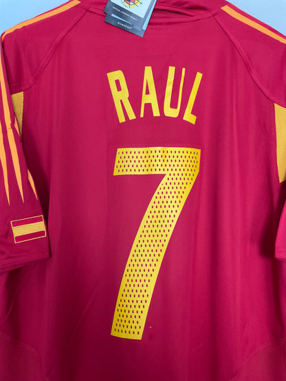 2004/06 SPAIN RAUL #20 *BNWT* HOME SHIRT (L) ADIDAS