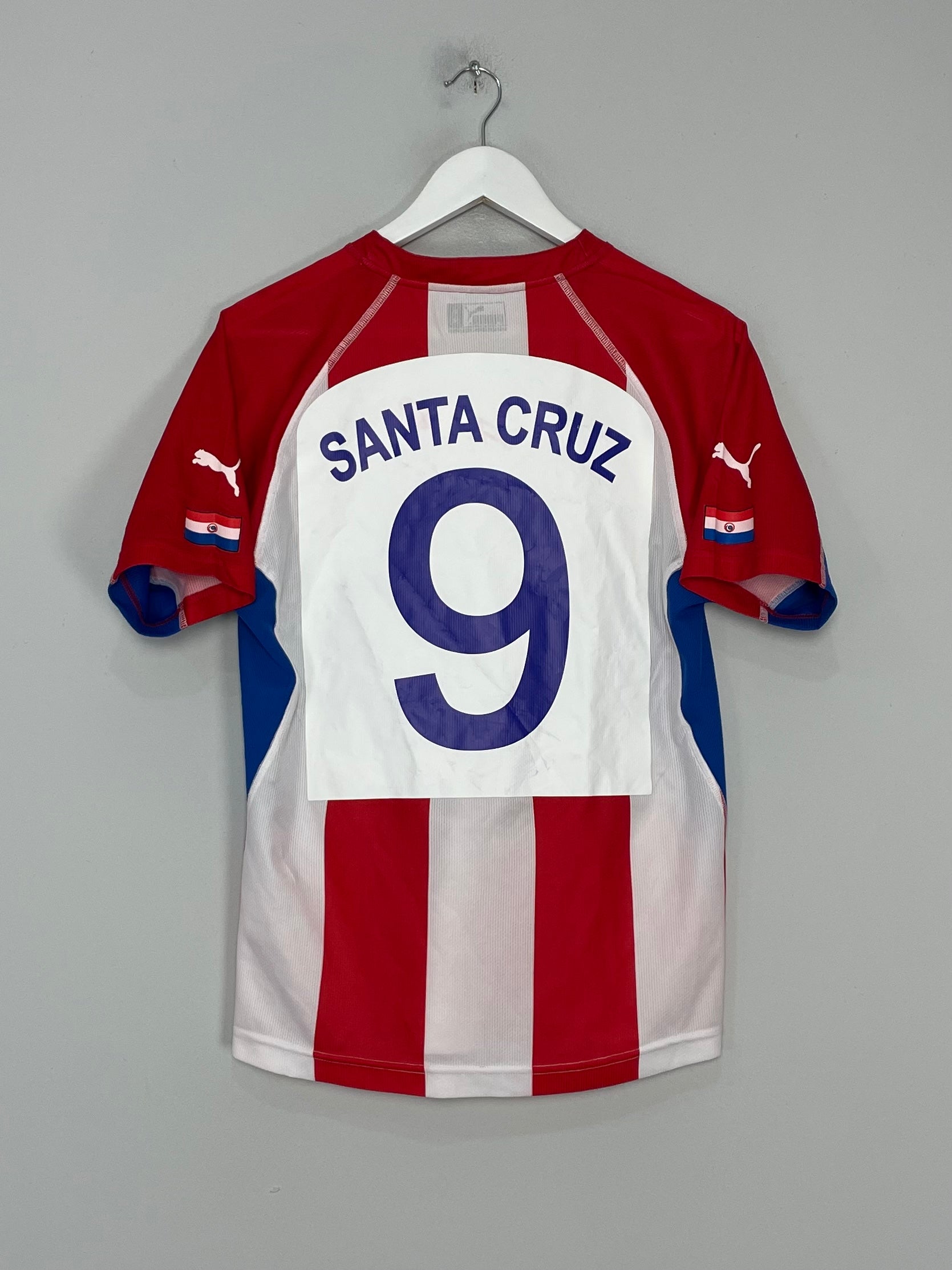 Shop 2002/03 PARAGUAY SANTA CRUZ #9 HOME SHIRT (M) PUMA, classic football shirts, vintage football shirts & retro soccer jerseys at Cult Kits