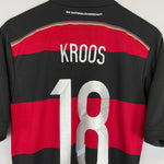 Shop 2014/15 GERMANY KROOS #18 AWAY SHIRT (S) ADIDAS, classic football shirts, vintage football shirts & retro soccer jerseys at Cult Kits