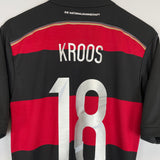 Shop 2014/15 GERMANY KROOS #18 AWAY SHIRT (S) ADIDAS, classic football shirts, vintage football shirts & retro soccer jerseys at Cult Kits