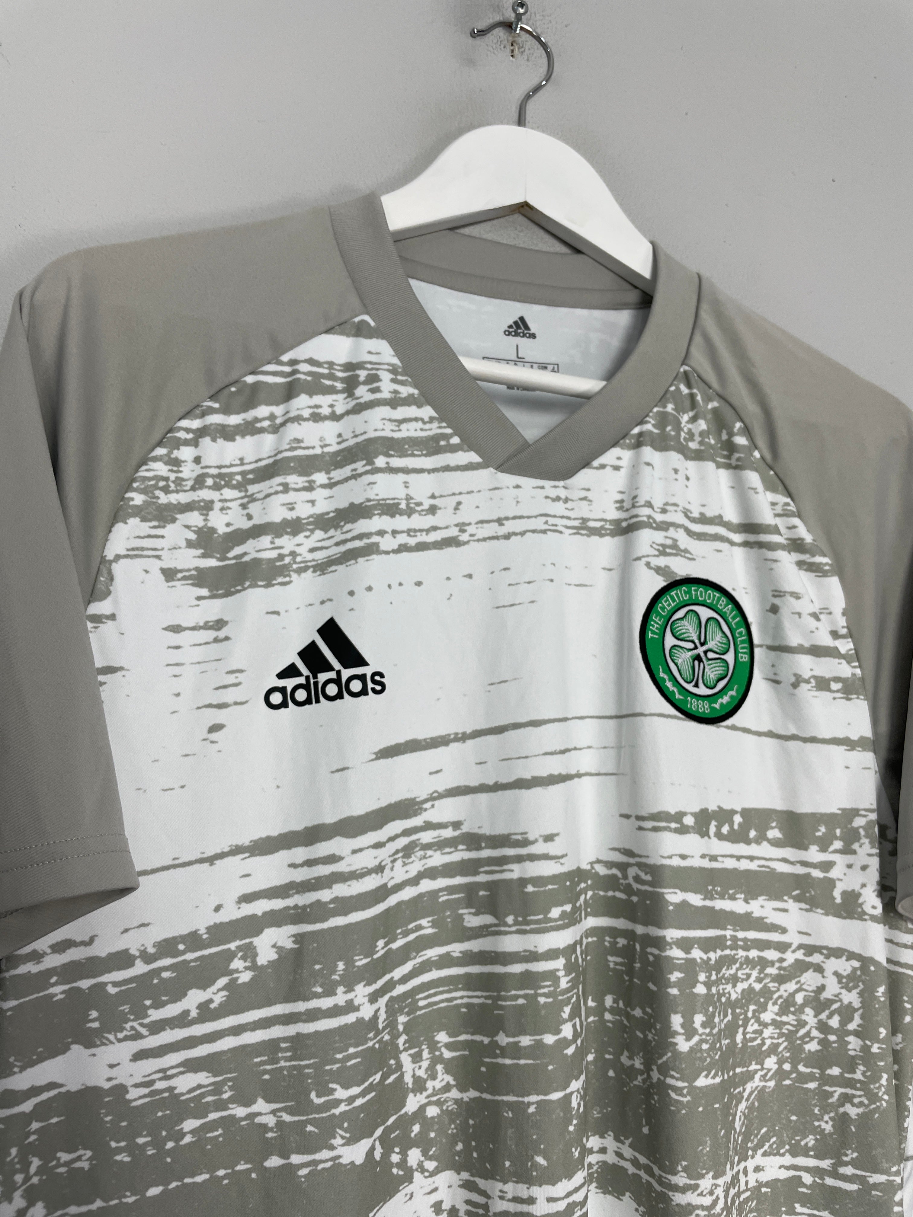 Shop 2020/21 CELTIC TRAINING SHIRT (L) ADIDAS, classic football shirts, vintage football shirts & retro soccer jerseys at Cult Kits