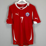 Shop 2011/12 CHILE SANCHEZ #7 HOME SHIRT (M) PUMA, classic football shirts, vintage football shirts & retro soccer jerseys at Cult Kits
