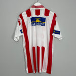 Shop 1997/98 NECAXA HOME SHIRT (L) UMBRO, classic football shirts, vintage football shirts & retro soccer jerseys at Cult Kits