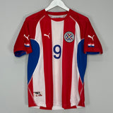 Shop 2002/03 PARAGUAY SANTA CRUZ #9 HOME SHIRT (M) PUMA, classic football shirts, vintage football shirts & retro soccer jerseys at Cult Kits