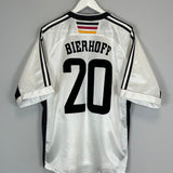 1998/00 GERMANY BIERHOFF #20 HOME SHIRT (L) ADIDAS