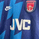 Shop 1995/96 ARSENAL BERGKAMP #10 AWAY SHIRT (XL) NIKE, classic football shirts, vintage football shirts & retro soccer jerseys at Cult Kits