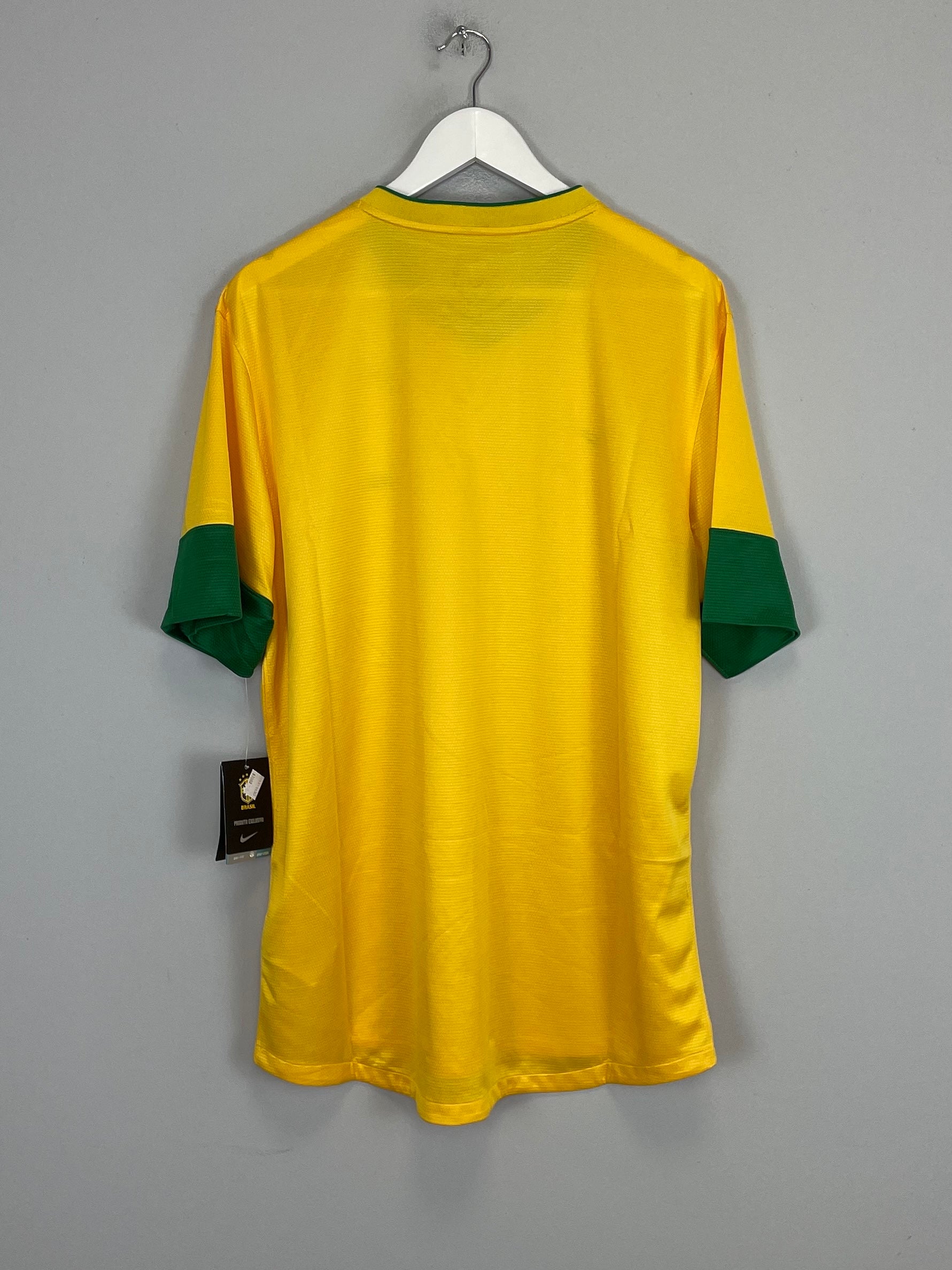 Shop 2012/13 BRAZIL *BNWT* HOME SHIRT (XL) NIKE, classic football shirts, vintage football shirts & retro soccer jerseys at Cult Kits