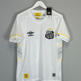 Shop 2022/23 SANTOS BASER #10 *BNWT* HOME SHIRT (S) UMBRO, classic football shirts, vintage football shirts & retro soccer jerseys at Cult Kits