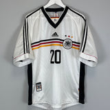 1998/00 GERMANY BIERHOFF #20 HOME SHIRT (L) ADIDAS