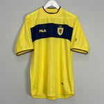 Shop 2002/03 SCOTLAND AWAY SHIRT (M) FILA, classic football shirts, vintage football shirts & retro soccer jerseys at Cult Kits