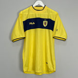 Shop 2002/03 SCOTLAND AWAY SHIRT (M) FILA, classic football shirts, vintage football shirts & retro soccer jerseys at Cult Kits