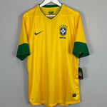 Shop 2012/13 BRAZIL *BNWT* HOME SHIRT (XL) NIKE, classic football shirts, vintage football shirts & retro soccer jerseys at Cult Kits