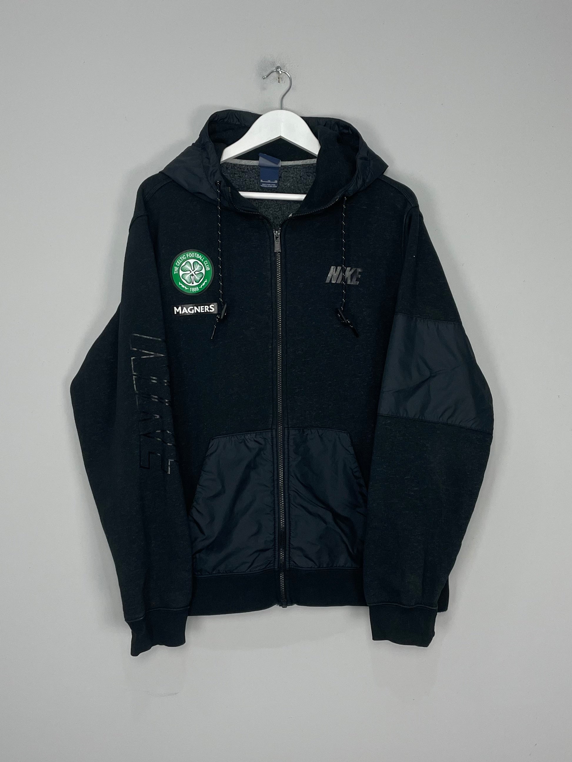 Shop 2014/15 CELTIC HOODED JACKET (XL) NIKE, classic football shirts, vintage football shirts & retro soccer jerseys at Cult Kits