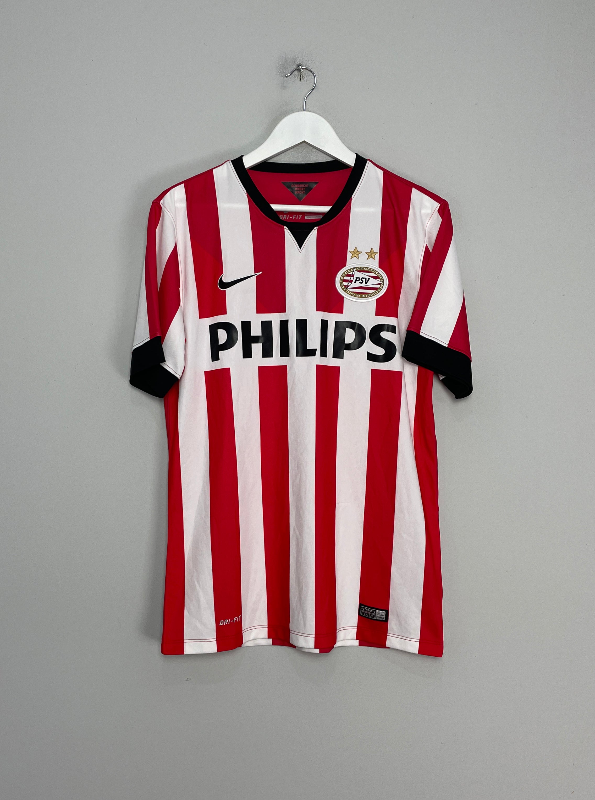 Shop 2014/15 PSV HOME SHIRT (M) NIKE, classic football shirts, vintage football shirts & retro soccer jerseys at Cult Kits