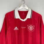Shop 2019/20 MANCHESTER UNITED ICON L/S SHIRT (M) ADIDAS, classic football shirts, vintage football shirts & retro soccer jerseys at Cult Kits