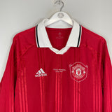 Shop 2019/20 MANCHESTER UNITED ICON L/S SHIRT (M) ADIDAS, classic football shirts, vintage football shirts & retro soccer jerseys at Cult Kits