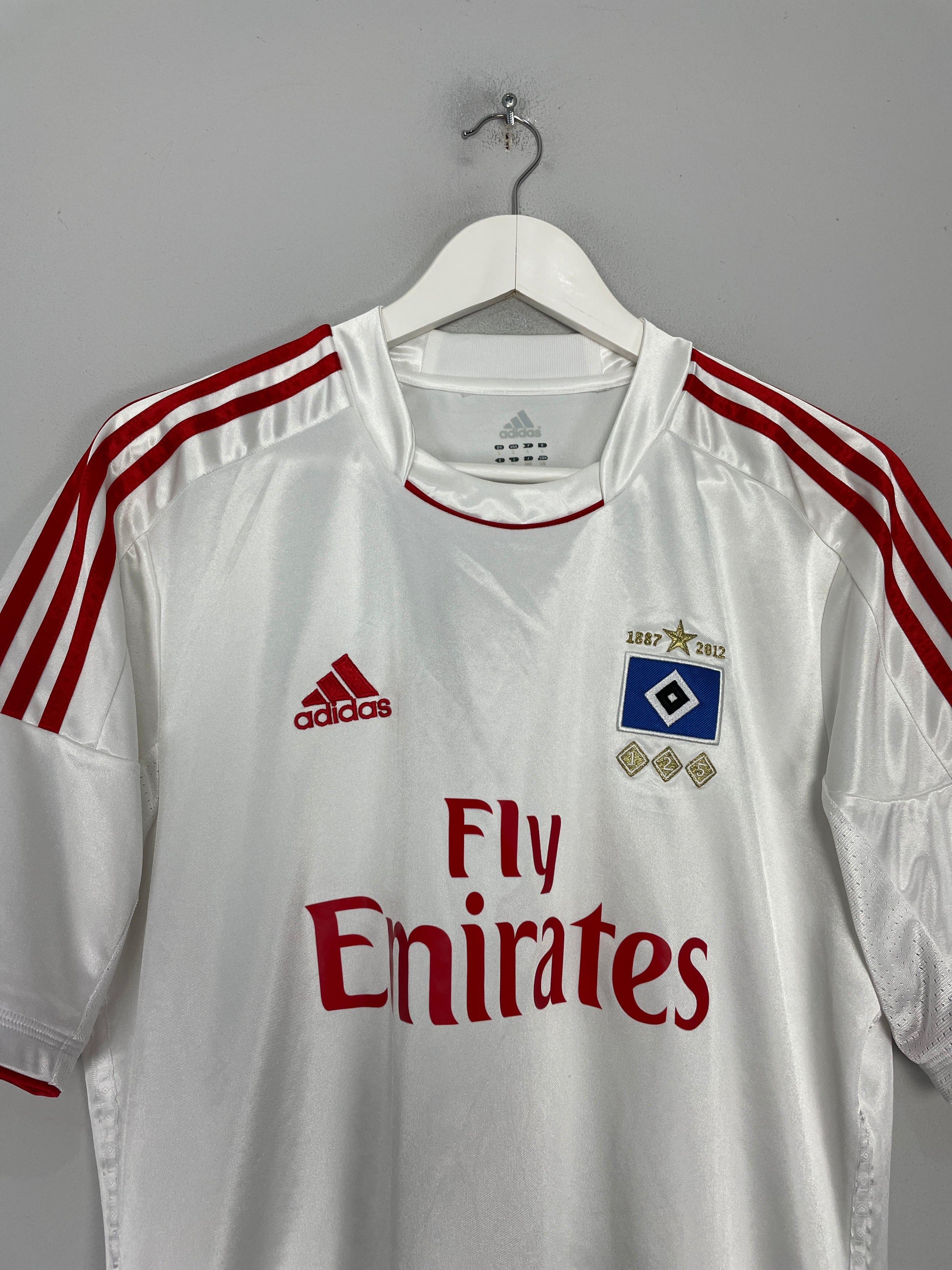 Shop 2012/13 HAMBURG 125 YEAR HOME SHIRT (L) ADIDAS, classic football shirts, vintage football shirts & retro soccer jerseys at Cult Kits