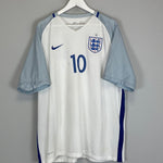 Shop 2016/17 ENGLAND ROONEY #10 HOME SHIRT (XXL) NIKE, classic football shirts, vintage football shirts & retro soccer jerseys at Cult Kits