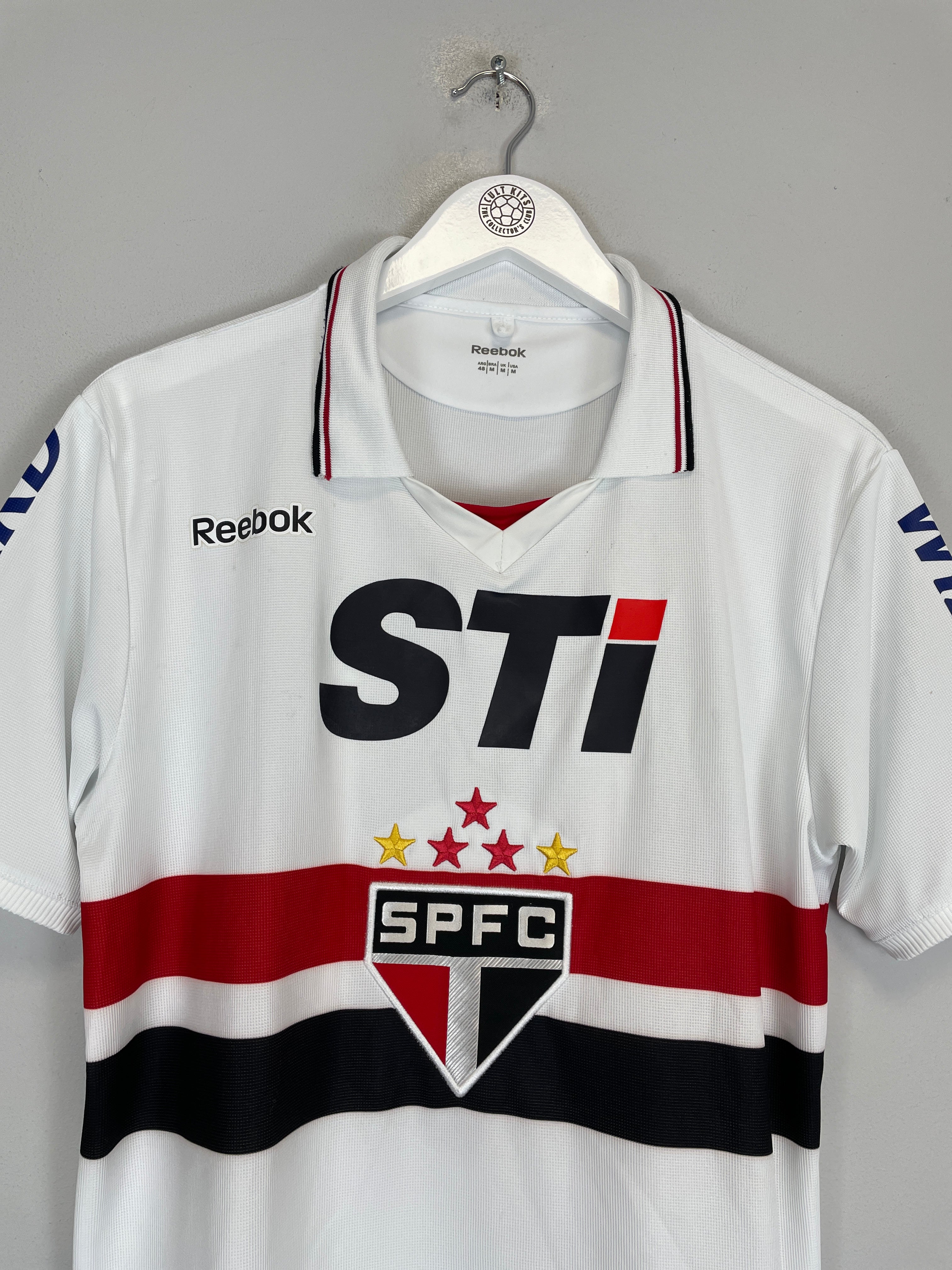Shop 2012/13 SAO PAULO #10 HOME SHIRT (M) REEBOK, classic football shirts, vintage football shirts & retro soccer jerseys at Cult Kits