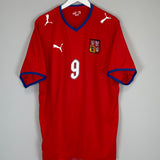 Shop 2008/09 CZECH REPUBLIC KOLLER #9 HOME SHIRT (XXL) PUMA, classic football shirts, vintage football shirts & retro soccer jerseys at Cult Kits