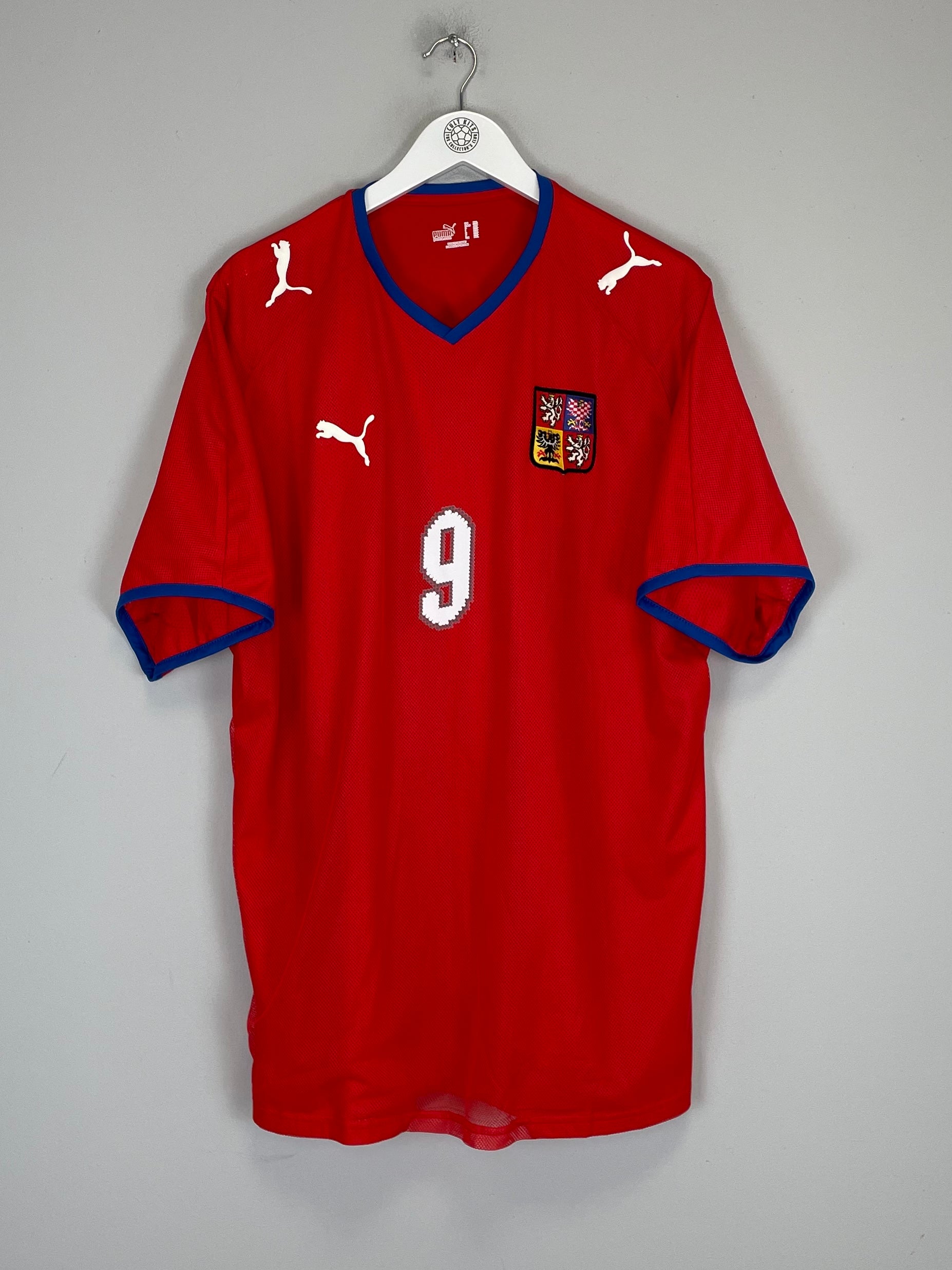 Shop 2008/09 CZECH REPUBLIC KOLLER #9 HOME SHIRT (XXL) PUMA, classic football shirts, vintage football shirts & retro soccer jerseys at Cult Kits
