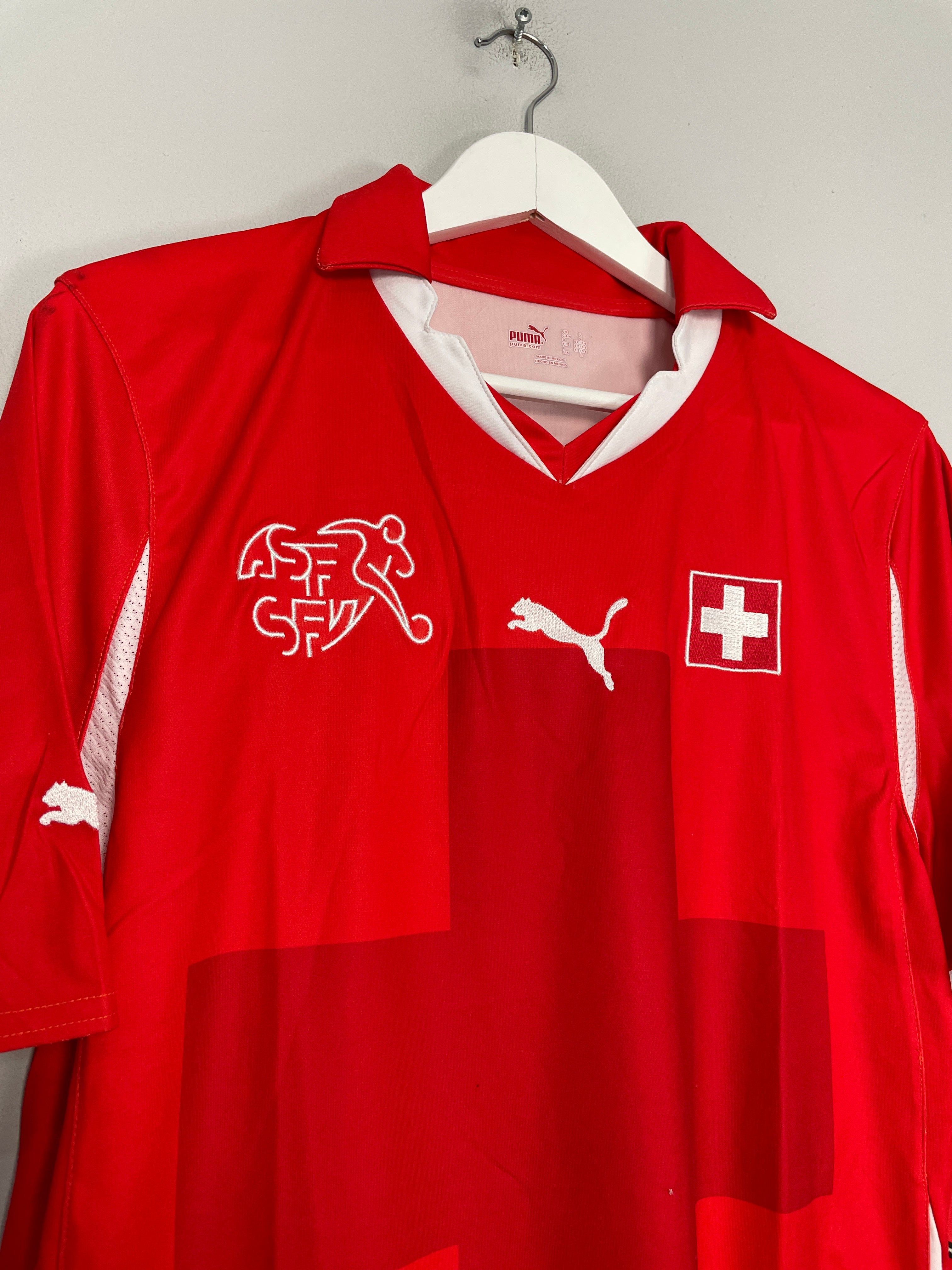 Shop 2010/12 SWITZERLAND *BNWT* HOME SHIRT (L) PUMA, classic football shirts, vintage football shirts & retro soccer jerseys at Cult Kits