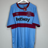 Shop 2020/21 WEST HAM ANTONIO #30 *BNWT* AWAY SHIRT (XXXL) UMBRO, classic football shirts, vintage football shirts & retro soccer jerseys at Cult Kits