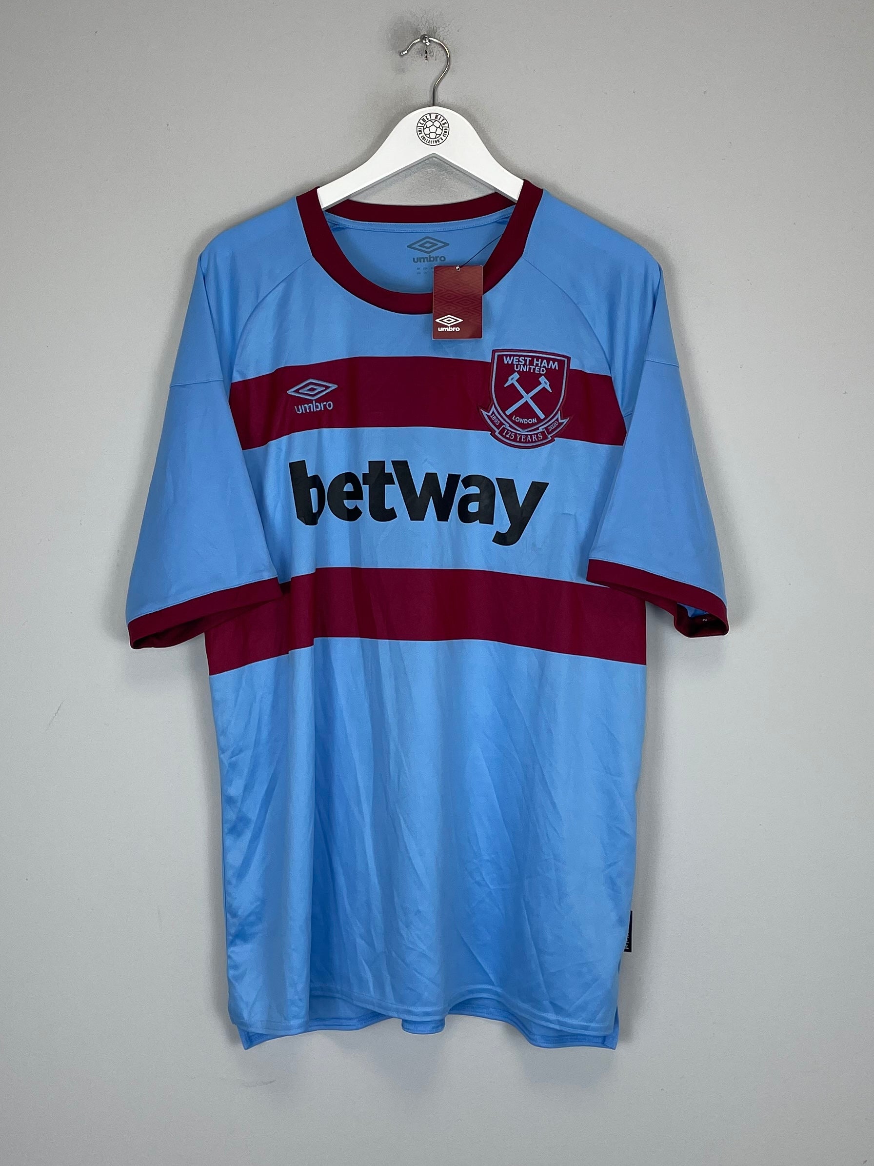 Shop 2020/21 WEST HAM ANTONIO #30 *BNWT* AWAY SHIRT (XXXL) UMBRO, classic football shirts, vintage football shirts & retro soccer jerseys at Cult Kits