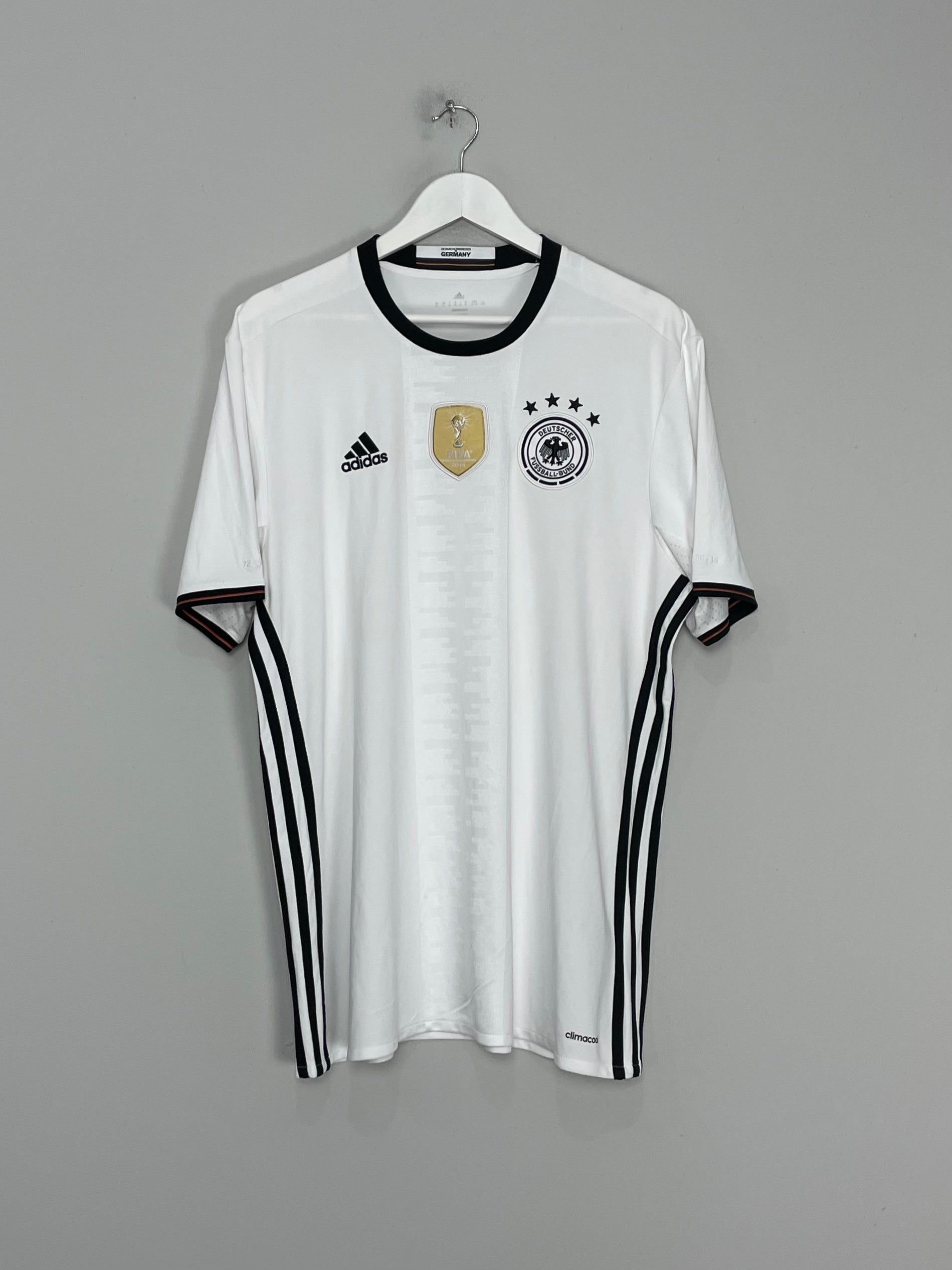 Shop 2015/16 GERMANY HOME SHIRT (XL) ADIDAS, classic football shirts, vintage football shirts & retro soccer jerseys at Cult Kits