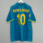 2007/09 BARCELONA RONALDINHO #10 AWAY SHIRT (L) NIKE