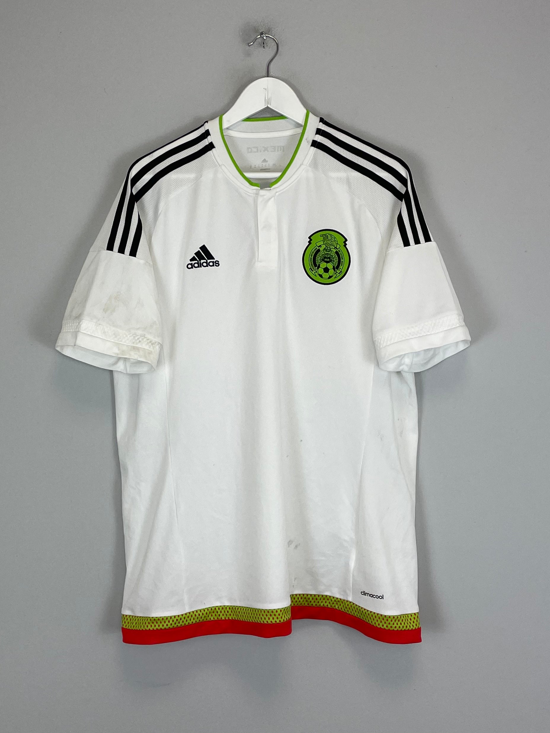 Shop 2015/16 MEXICO AWAY SHIRT (XL) ADIDAS, classic football shirts, vintage football shirts & retro soccer jerseys at Cult Kits