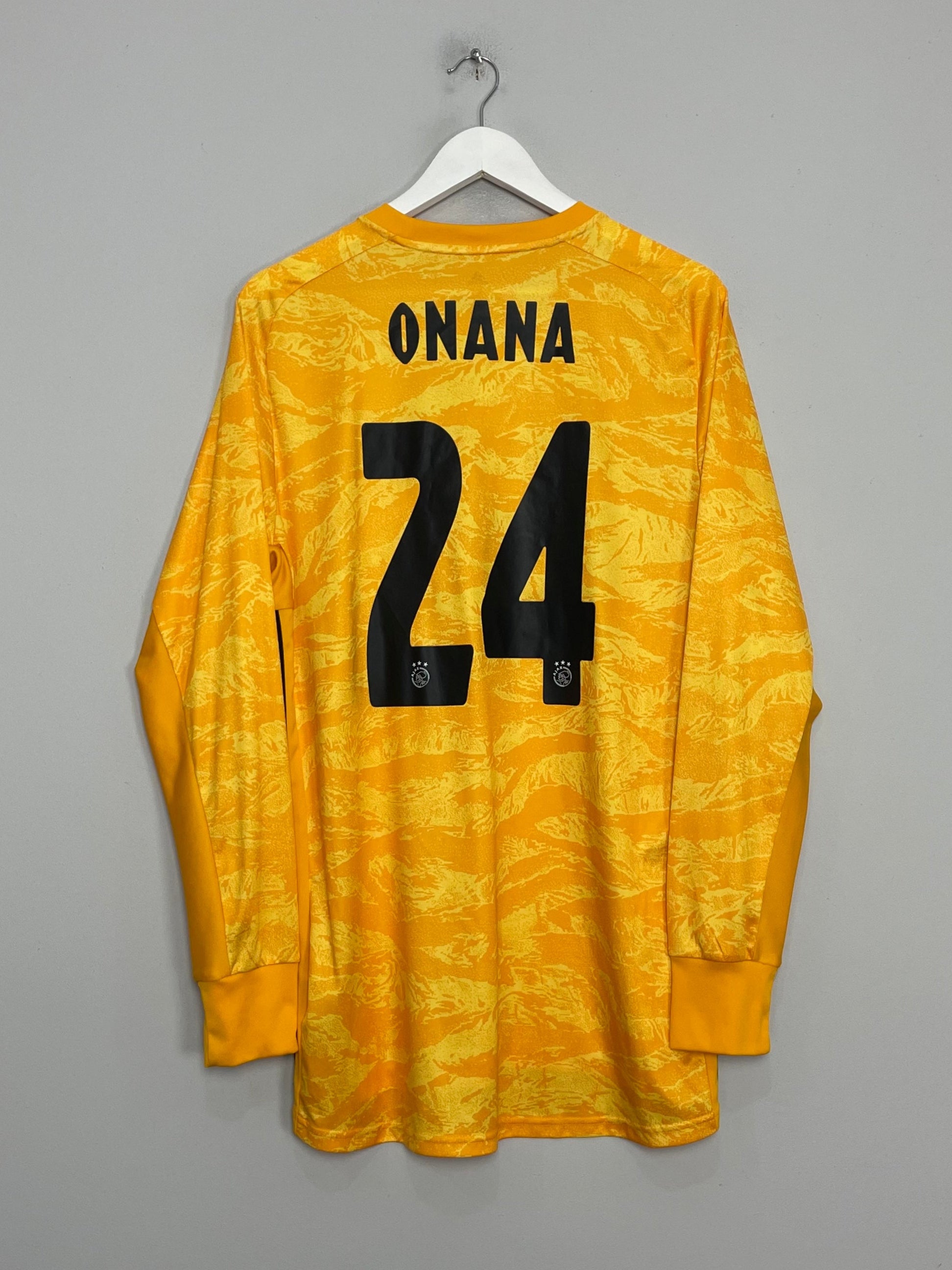 2019/20 AJAX ONANA #24 *PLAYER ISSUE* GK SHIRT (L) ADIDAS