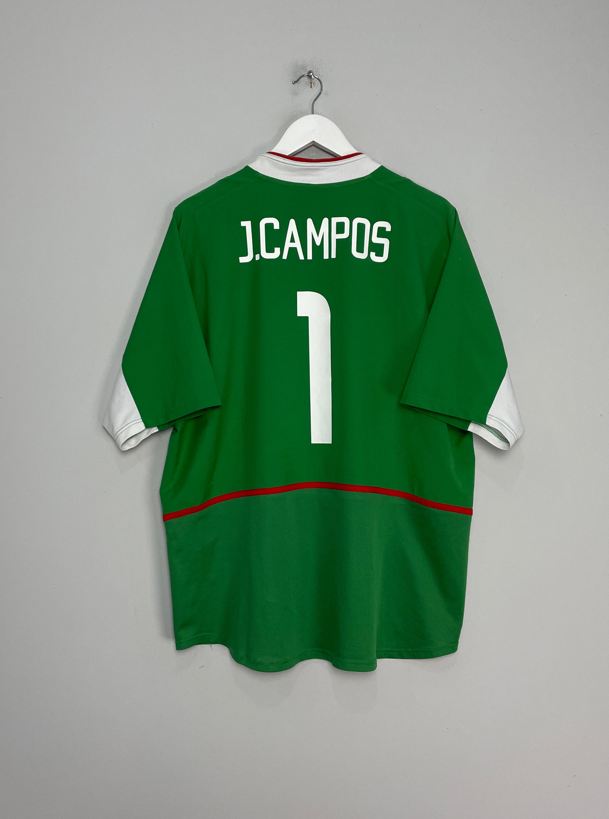 2003/04 MEXICO J.CAMPOS #1 HOME SHIRT (L) NIKE